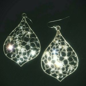 Silver earrings